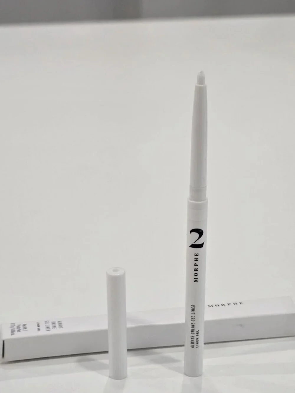 Morphe ✦ Always Online Gel Liner Whimsy White ✦ Ultra‑Creamy Retractable 17g NWT